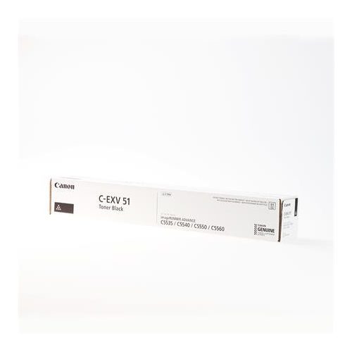 C-EXV51 Fénymásolótoner iRAC5535i fénymásolóhoz, CANON, fekete, 69k