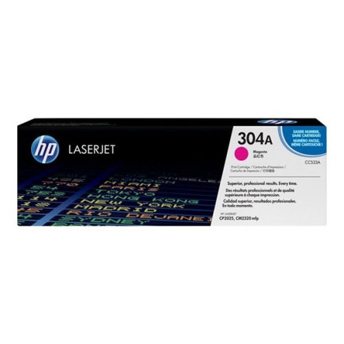 CC533A Lézertoner ColorLaserJet CM2320fxi, 2320n nyomtatókhoz, HP 304A, magenta, 2,8k
