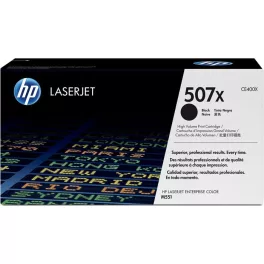   CE400X Lézertoner LaserJet M551 nyomtatóhoz, HP 507X, fekete, 11k