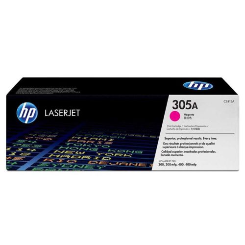 CE413A Lézertoner LaserJet Pro 300 MFP M375 nyomtatóhoz, HP 305A, magenta, 2,6k