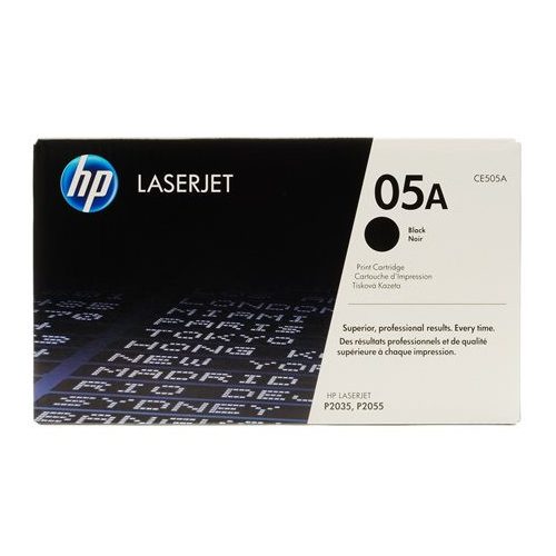 CE505A Lézertoner LaserJet P2035, P2055 nyomtatókhoz, HP 05A, fekete, 2,3k