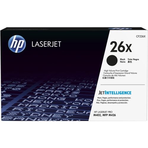 CF226X Lézertoner LaserJet Pro M402, 426 nyomtatókhoz, HP 26X, fekete, 9k