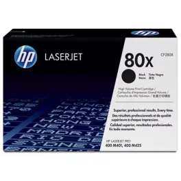   CF280X Lézertoner LaserJet Pro 400 M401 sorozat, M425 nyomtatókhoz, HP 80X, fekete, 6,9k