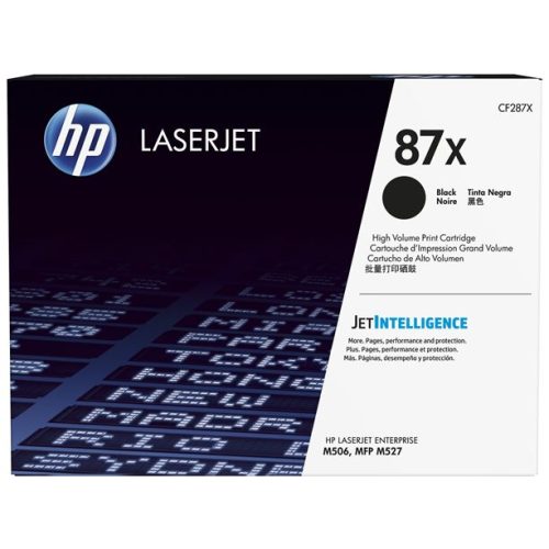 CF287X Lézertoner LaserJet M506, M527 nyomtatókhoz, HP 87X, fekete, 18k