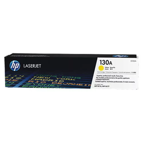 CF352A Lézertoner Color LaserJet Pro MFP M176n nyomtatóhoz, HP 130, sárga, 1k