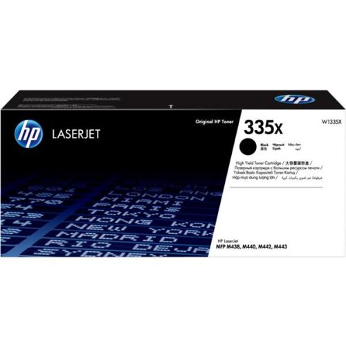 W1335X Lézertoner LaserJet M438, M442 nyomtatókhoz, HP 335X, fekete, 13,7k