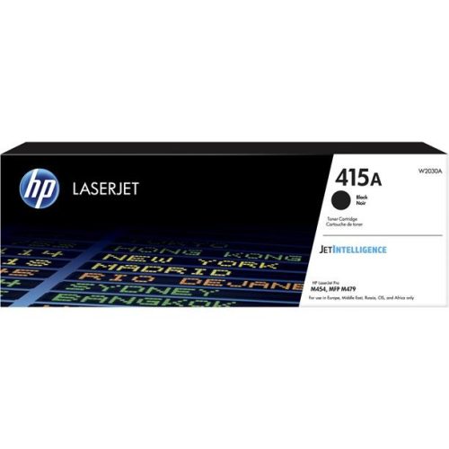 W2030A Lézertoner Color LaserJet Pro M454, MFP M479 nyomtatókhoz, HP 415A, fekete, 2,4k