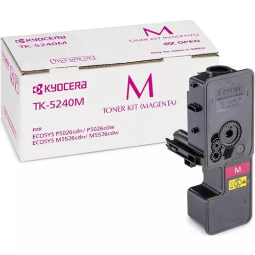 TK5240 Lézertoner M5526CDN, 5526CDW, P5026CDN, 5026CDW nyomtatókhoz, KYOCERA, magenta, 3k