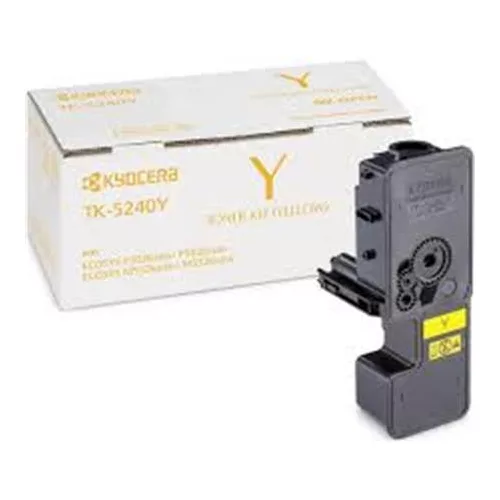 TK5240 Lézertoner M5526CDN, 5526CDW, P5026CDN, 5026CDW nyomtatókhoz, KYOCERA, sárga, 3k