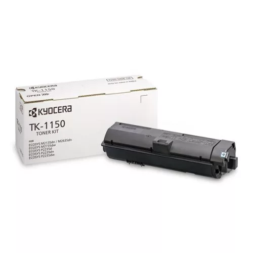 TK1150 Lézertoner P2235dw, M2135dn nyomtatókhoz, KYOCERA, fekete, 3k