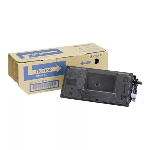 TK3160 Lézertoner P3045dn, 3050dn, 3055dn, 3060dn nyomtatókhoz, KYOCERA, fekete, 12,5k