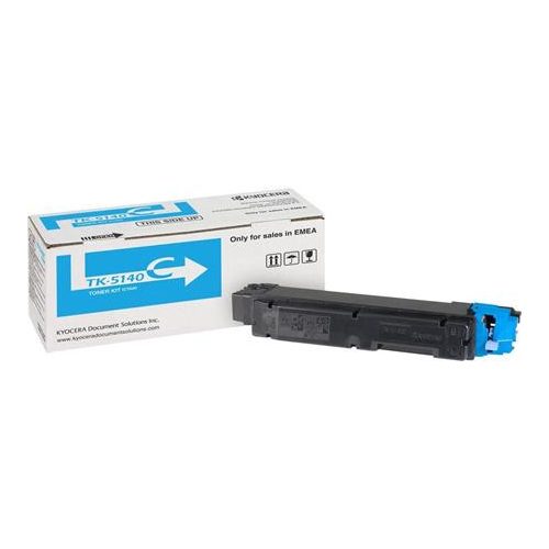 TK5140C Lézertoner P6130cdn, M6030cdn, M6530cdn nyomtatókhoz, KYOCERA, cián, 5k
