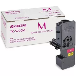   TK5220M Lézertoner P5021cdn, P5021cdw, M5521cdn, M5521cdw nyomtatókhoz, KYOCERA, magenta, 1,2k