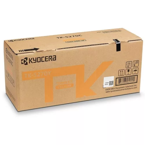 TK5270Y Lézertoner ECOSYS M6230cidn, P6230cdn nyomtatókhoz, KYOCERA, sárga, 6K