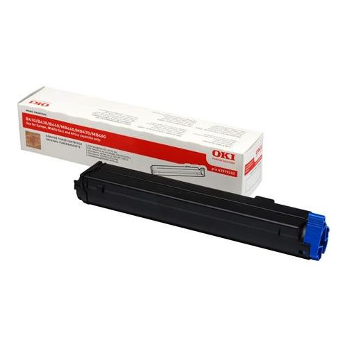 43979102 Lézertoner B410, B430, B440 nyomtatókhoz, OKI, fekete, 3,5k