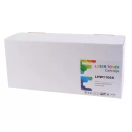 W1106A Lézertoner, new chip, TENDER®, fekete, 1k