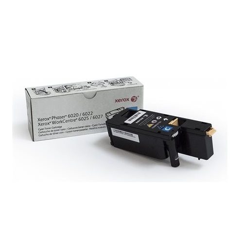 106R02760 Lézertoner Phaser 6020, 6027 nyomtatókhoz, XEROX, cián, 1k