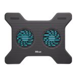 Notebook állvány, ventilátorral, USB, TRUST "Xstream Breeze", fekete