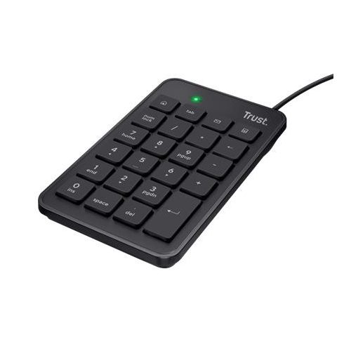 Numerikus billentyűzet, USB, TRUST "Xalas", fekete