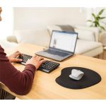 Egéralátét, csuklótámasszal, géltöltésű, TRUST "Bigfoot XL", fekete