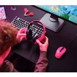 Fejhallgató, mikrofonnal, gaming, TRUST "GXT415 Zirox", rózsaszín