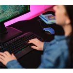 Egér, vezetékes, optikai, gaming, LED, TRUST "GXT109B Felox", kék