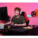 Fülhallgató, mikrofonnal, gaming, TRUST "GXT415 Zirox", fehér