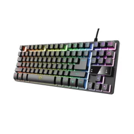   Billentyűzet, vezetékes, gaming, USB, HUN, TRUST "GXT833 Thado"
