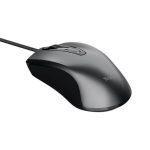Egér, vezetékes, optikai, USB, TRUST "Carve", fekete