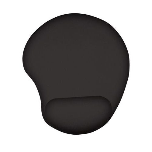 Egéralátét csuklótámasszal, gél töltésű, TRUST "Bigfoot", fekete