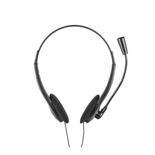 Fejhallgató, mikrofonnal, vezetékes, 3,5 jack, TRUST "Primo"