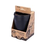 Termoszbögre, 300 ml, rozsdamentes acél, TROIKA "Cup-uccino", fekete