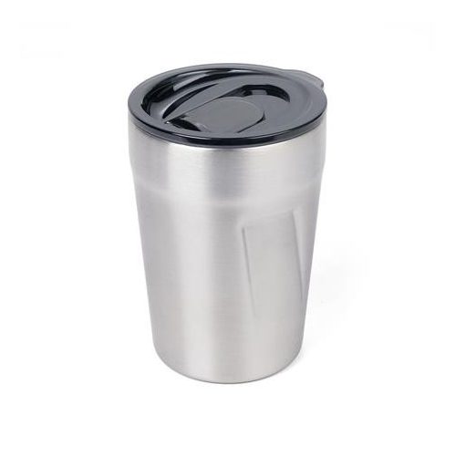 Termoszbögre, 300 ml, rozsdamentes acél, TROIKA "Cup-uccino", ezüst