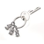 Kulcstartó, TROIKA "Three monkeys"