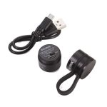 Elemlámpa, mágneses rögzítővel, állítható fényfunkció, futáshoz, TROIKA, fekete