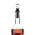 Bornyitó szett, kés, vákuumozó dugó, TROIKA, fekete-piros