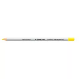   Jelölőceruza, hatszögletű, mindenre író, lemosható (omnichrom), STAEDTLER "Lumocolor 108", sárga