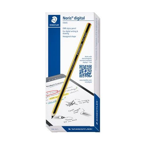 Érintőceruza, érintőképernyős készülékekhez, EMR, STAEDTLER "Noris Digital Classic 180 22", sárga