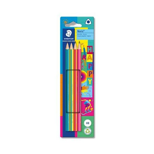 Grafitceruza készlet, HB, háromszögletű, STAEDTLER "Noris® 118 Happy"