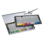 Akvarell ceruza készlet, hatszögletű, fém doboz, STAEDTLER "Karat® aquarell 125", 60 különböző szín