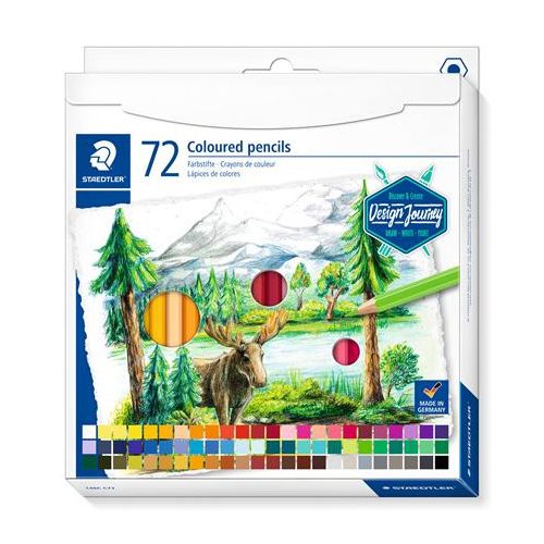 Színes ceruza készlet, hatszögletű, STAEDTLER "146 C", 72 különböző szín