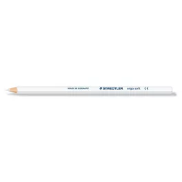   Színes ceruza, háromszögletű, STAEDTLER "Ergo Soft 157", fehér