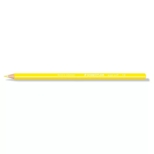 Színes ceruza, háromszögletű, STAEDTLER "Ergo Soft 157", sárga