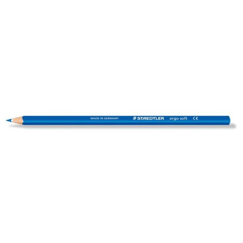 Színes ceruza, háromszögletű, STAEDTLER "Ergo Soft 157", kék