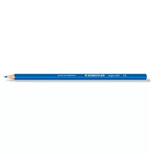 Színes ceruza, háromszögletű, STAEDTLER "Ergo Soft 157", kék