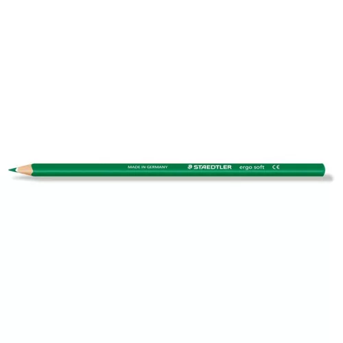 Színes ceruza, háromszögletű, STAEDTLER "Ergo Soft 157", zöld