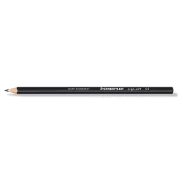   Színes ceruza, háromszögletű, STAEDTLER "Ergo Soft 157", fekete