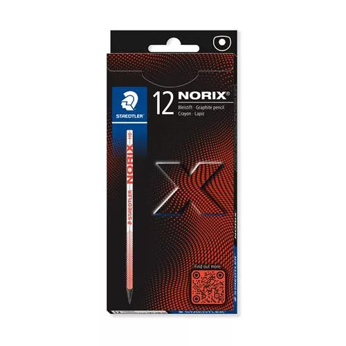 Grafitceruza, HB, STAEDTLER "Norix® 181", piros