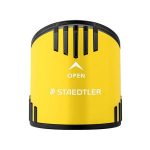 Grafitceruza készlet, hegyezővel, radírral, HB, STAEDTLER "Norix® 181", sárga