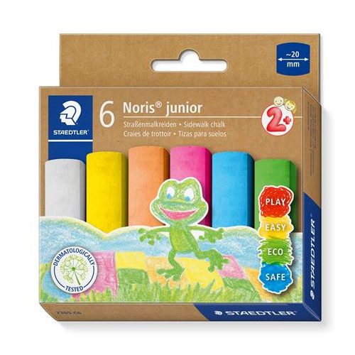 Aszfaltkréta, jumbo, STAEDTLER "Noris® Junior 2365", 6 szín